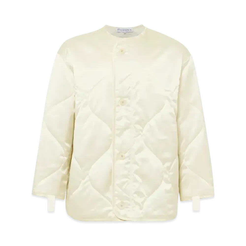 JW ANDERSON Oversized Quilted Jacket "White"