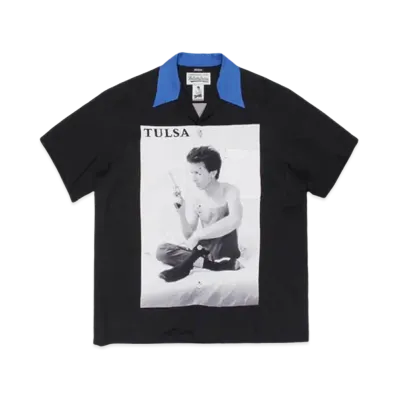WACKO MARIA LARRY CLARK TULSA HAWAIIAN SHIRT TYPE-1 "Blue"