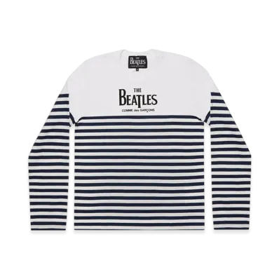 COMME des GARCONS x The Beatles T-Shirt "White/Navy"
