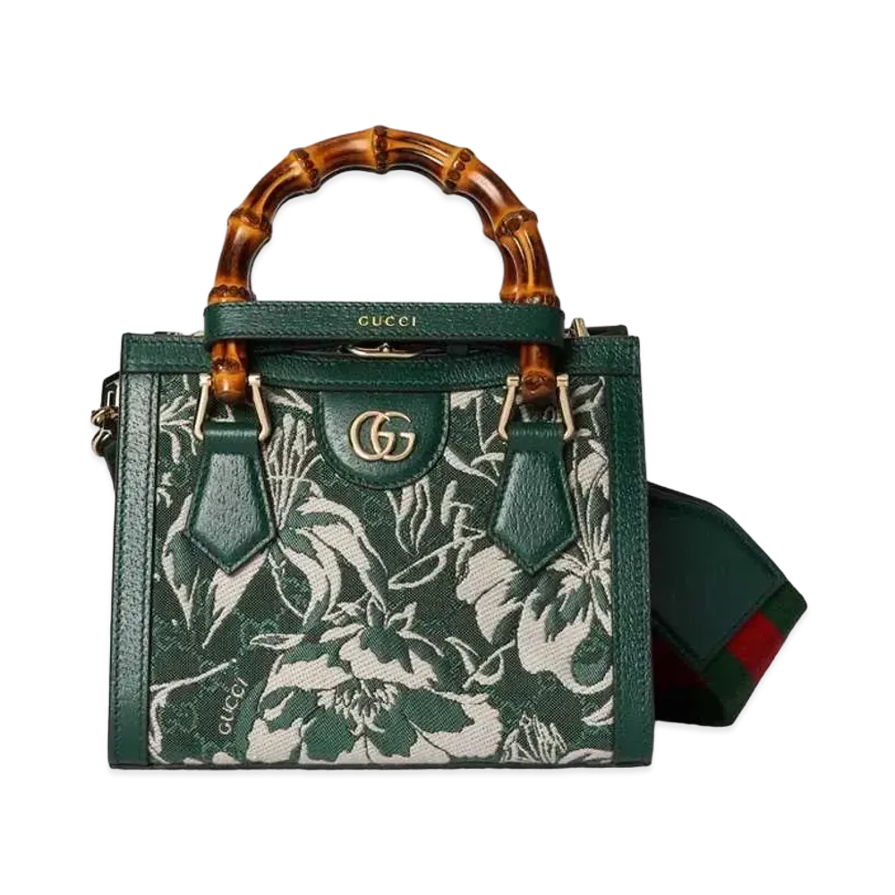 GUCCI Japan Exclusive Gucci Diana Mini Tote Bag "Green"