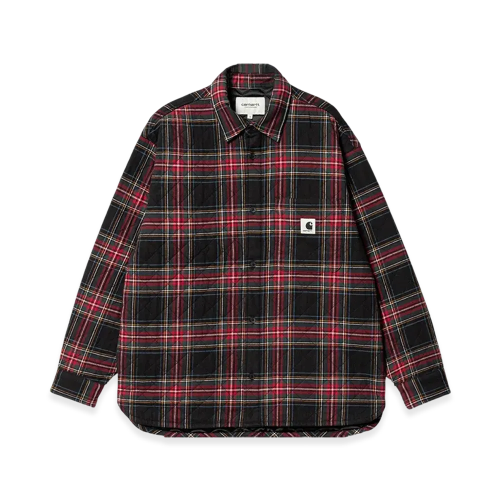 Carhartt WIP Women's Wiles Check Shirt Jacket "Black"