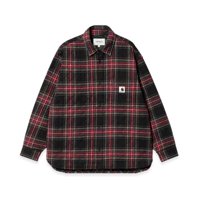 Carhartt WIP Women's Wiles Check Shirt Jacket "Black"