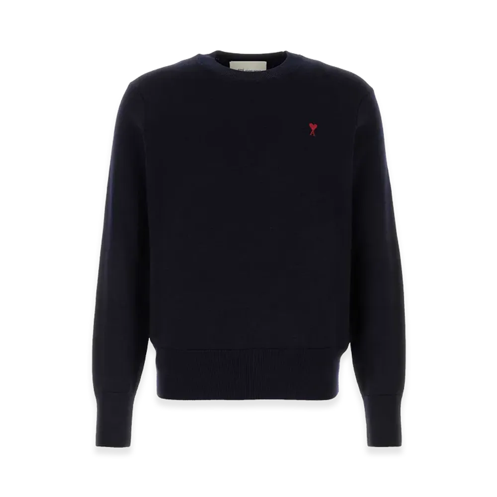 AMI PARIS Wool Sweater "Blue"