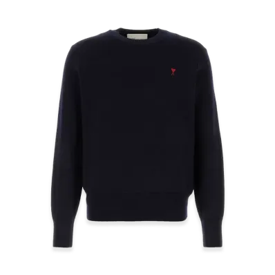 AMI PARIS Wool Sweater "Blue"