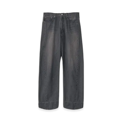 ssstein Twist Cut Denim Jeans "Black"