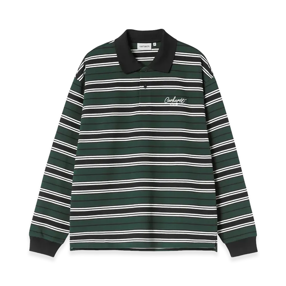 Carhartt WIP L/S Devitt Rugby Shirt "Devitt Stripe/Dark Scarab"