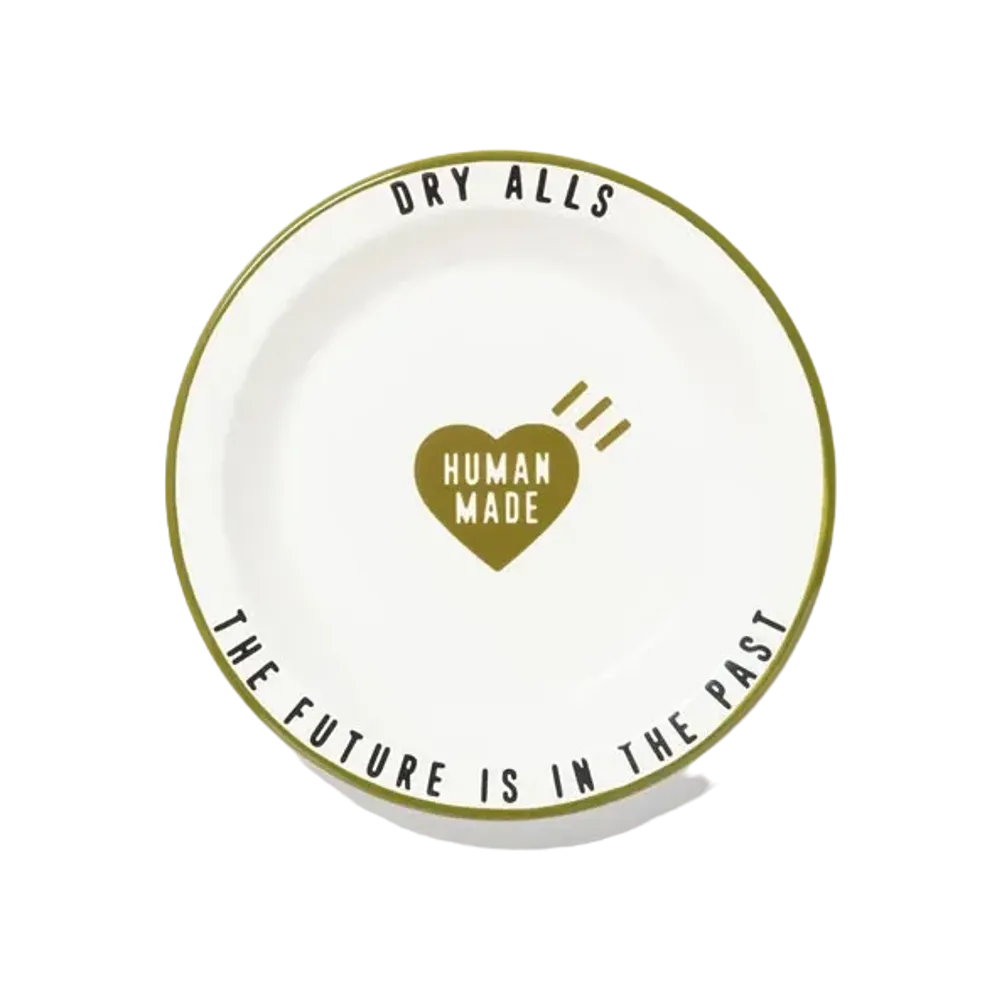 HUMAN MADE Enamel Plate 230mm "Olive Drab"