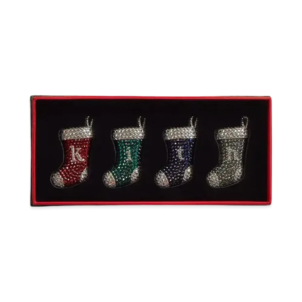 Kith Kithmas for Swarovski Stocking Ornament Set "Multi"