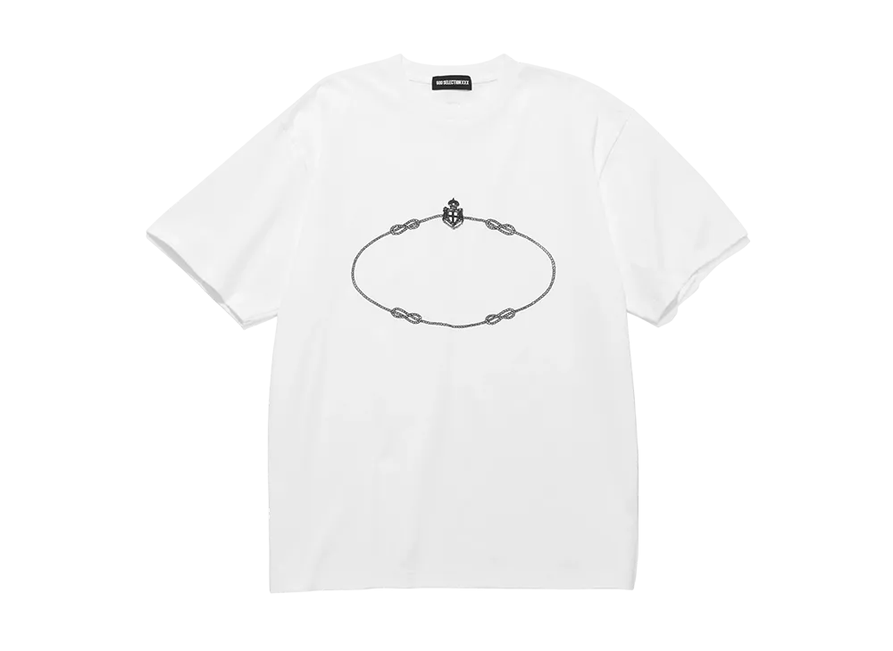 GOD SELECTION XXX Oval Rope Logo Tee GX-S26-ST-11 "White"