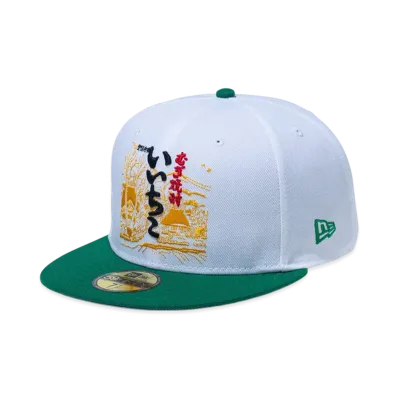 NEW ERA x iichiko 59Fifty "White/Kelly Green"