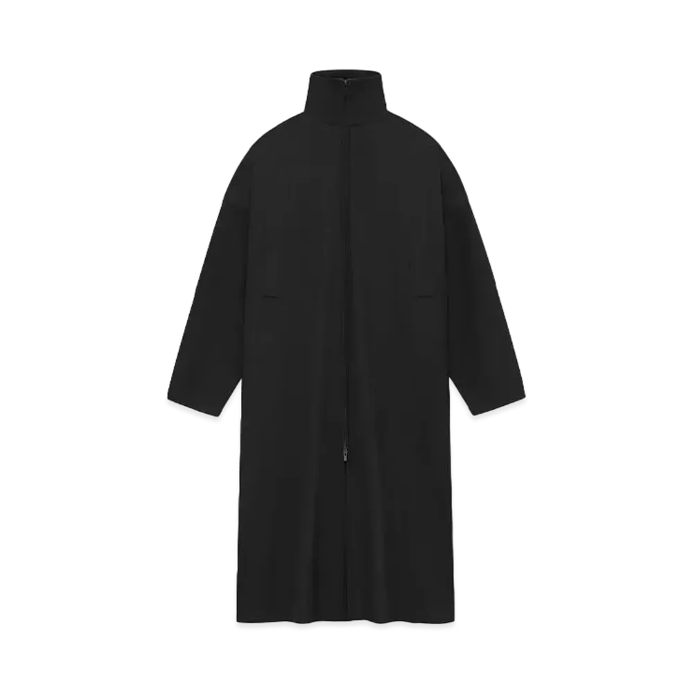 FEAR OF GOD Wool High Neck Trench "Black"