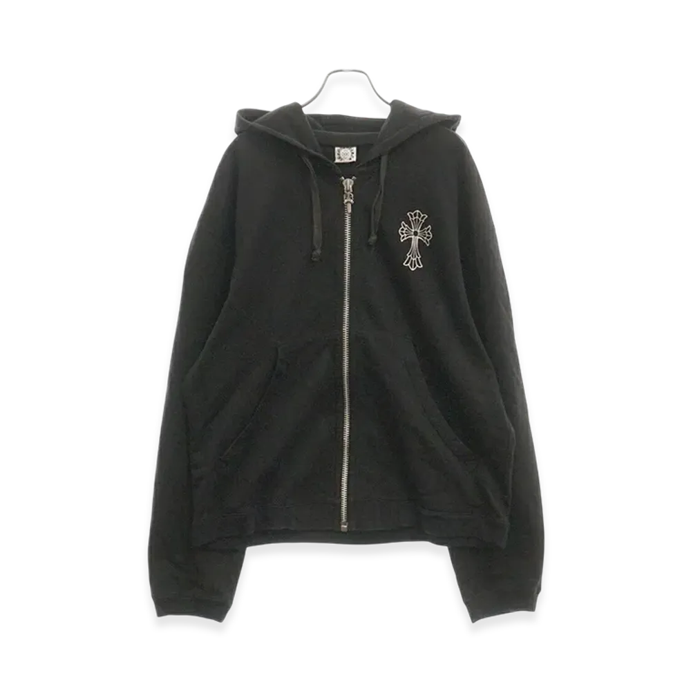 Chrome Hearts OLD DBL CH Zip Hoodie "Black"