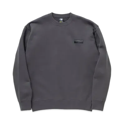 RATS Crew Neck Sweat Bar Tag "Charcoar"