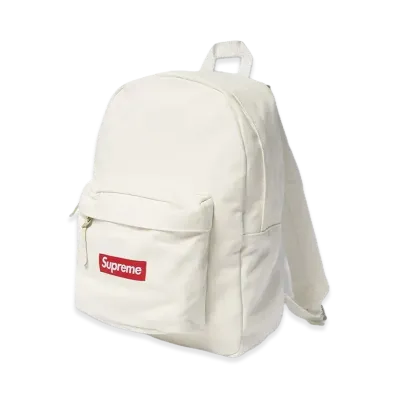 Supreme Canvas Backpack "White"