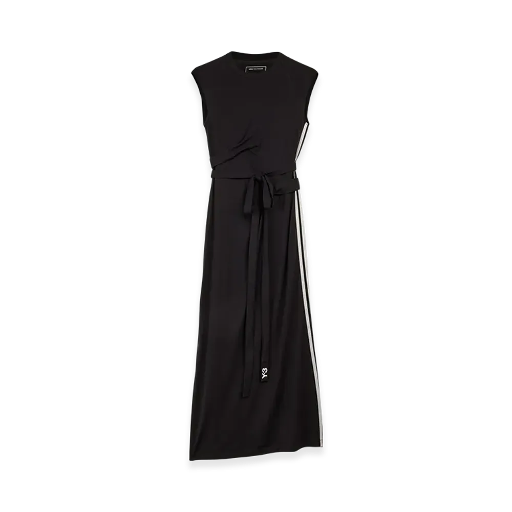 Y-3 Tencel Stripes Dress "Black"