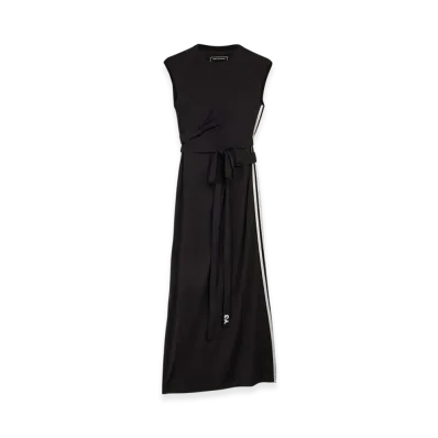 Y-3 Tencel Stripes Dress "Black"