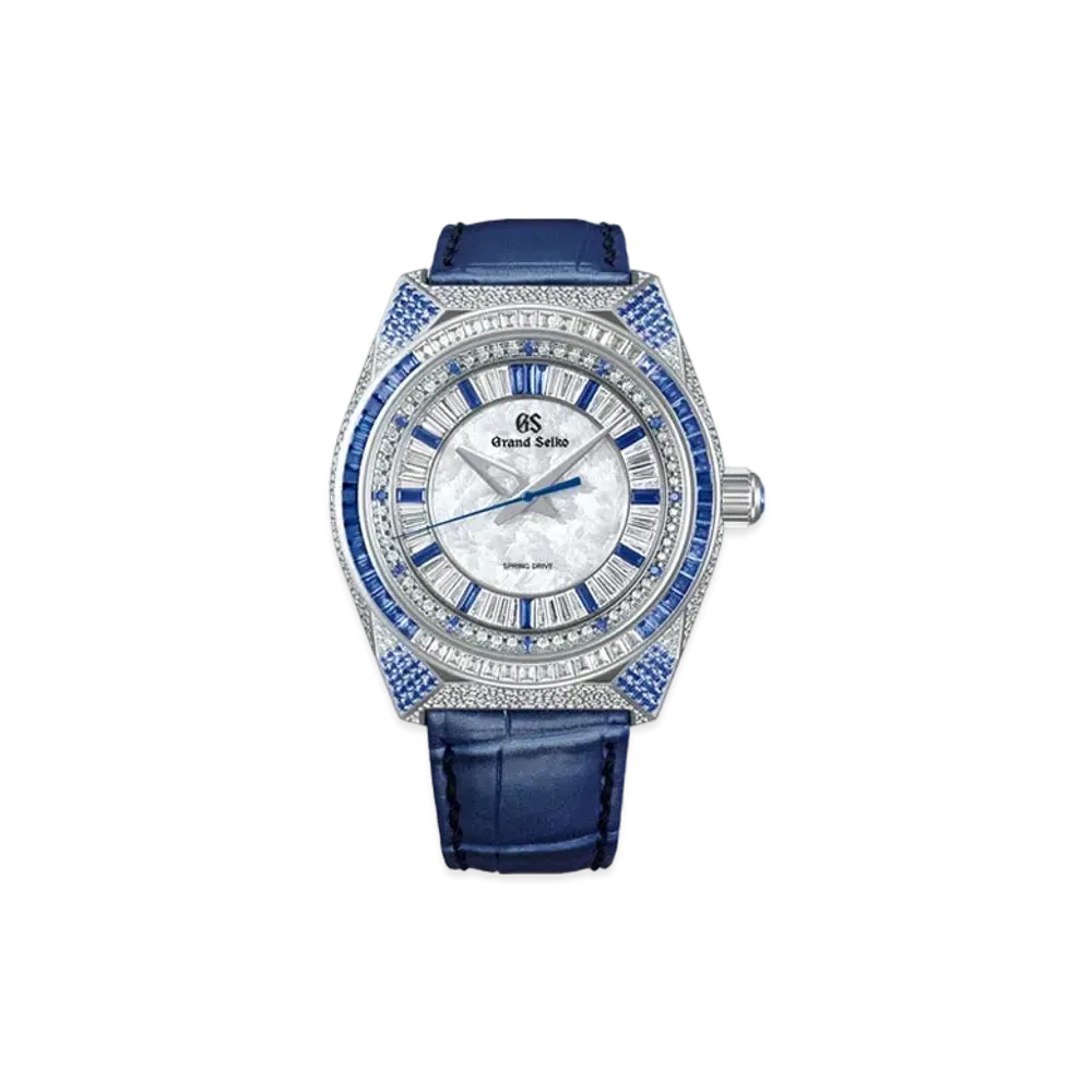 Grand Seiko Masterpiece Collection World Exclusive 8 (Japan Exclusive 5) "Blue/White Gold" SBGD215