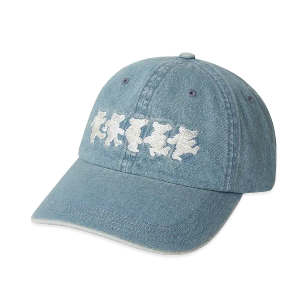 thisisneverthat x Grateful Dead Dancing Bears Cap "Washed Blue"