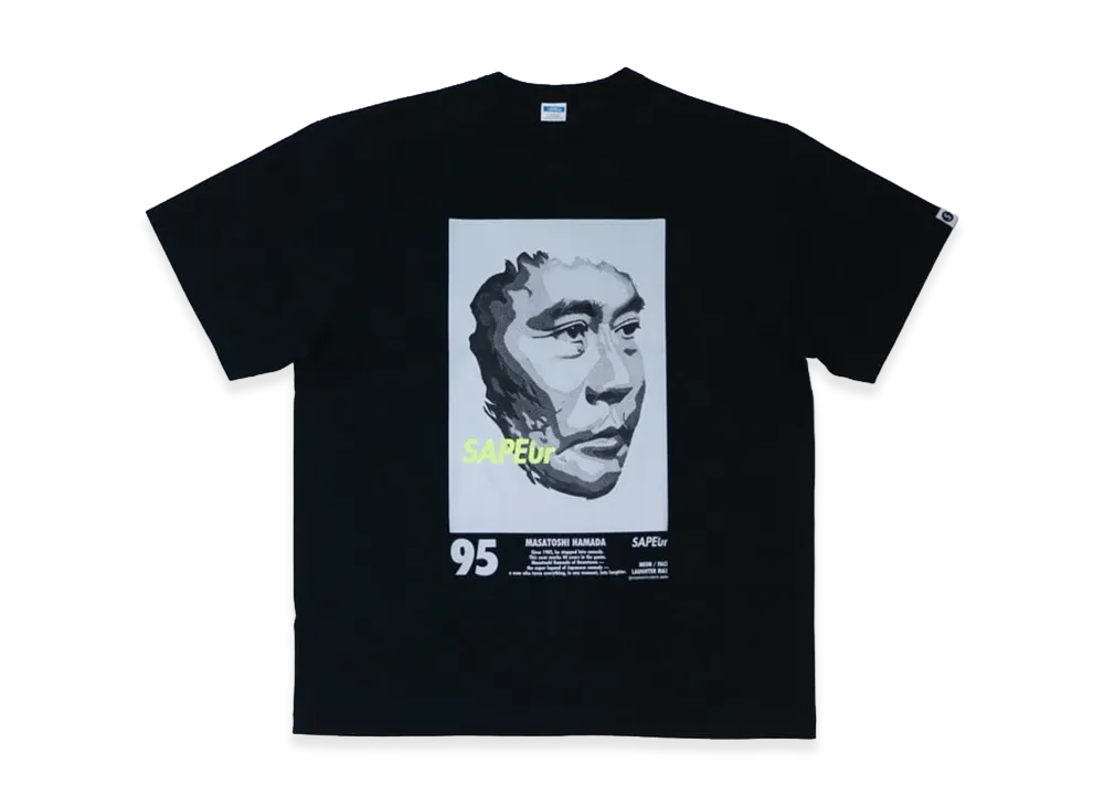SAPEur x MASATOSHI HAMADA MH1995 S/S T-Shirt "Black"