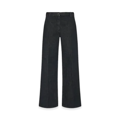 The Row Women's Vita Cotton Jeans "Black"
