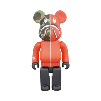 Bearbrick x Bape 1st Camo Shark 1000%