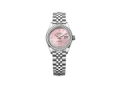 ROLEX Lady-Datejust 28mm Oystersteel & White Gold Diamond 279384RBR "Pink"