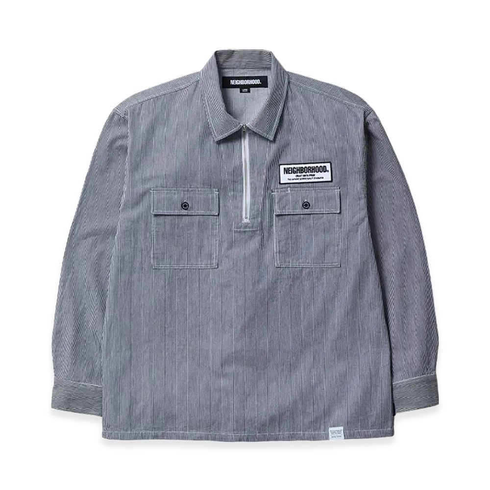 NEIGHBORHOOD Classic Work Pullover Shirt LS "Indigo"