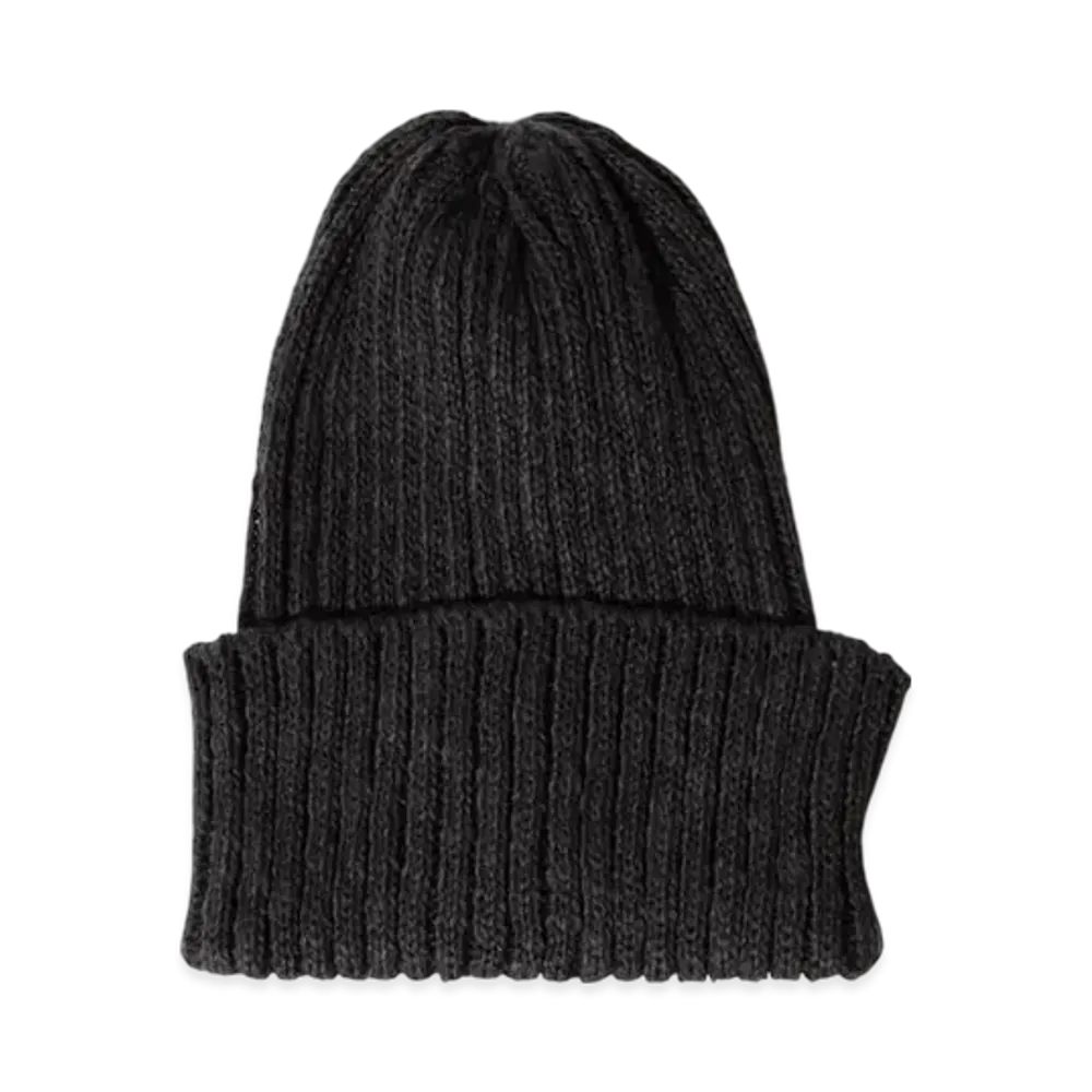 BEAMS Watch Cap Linen "Black"