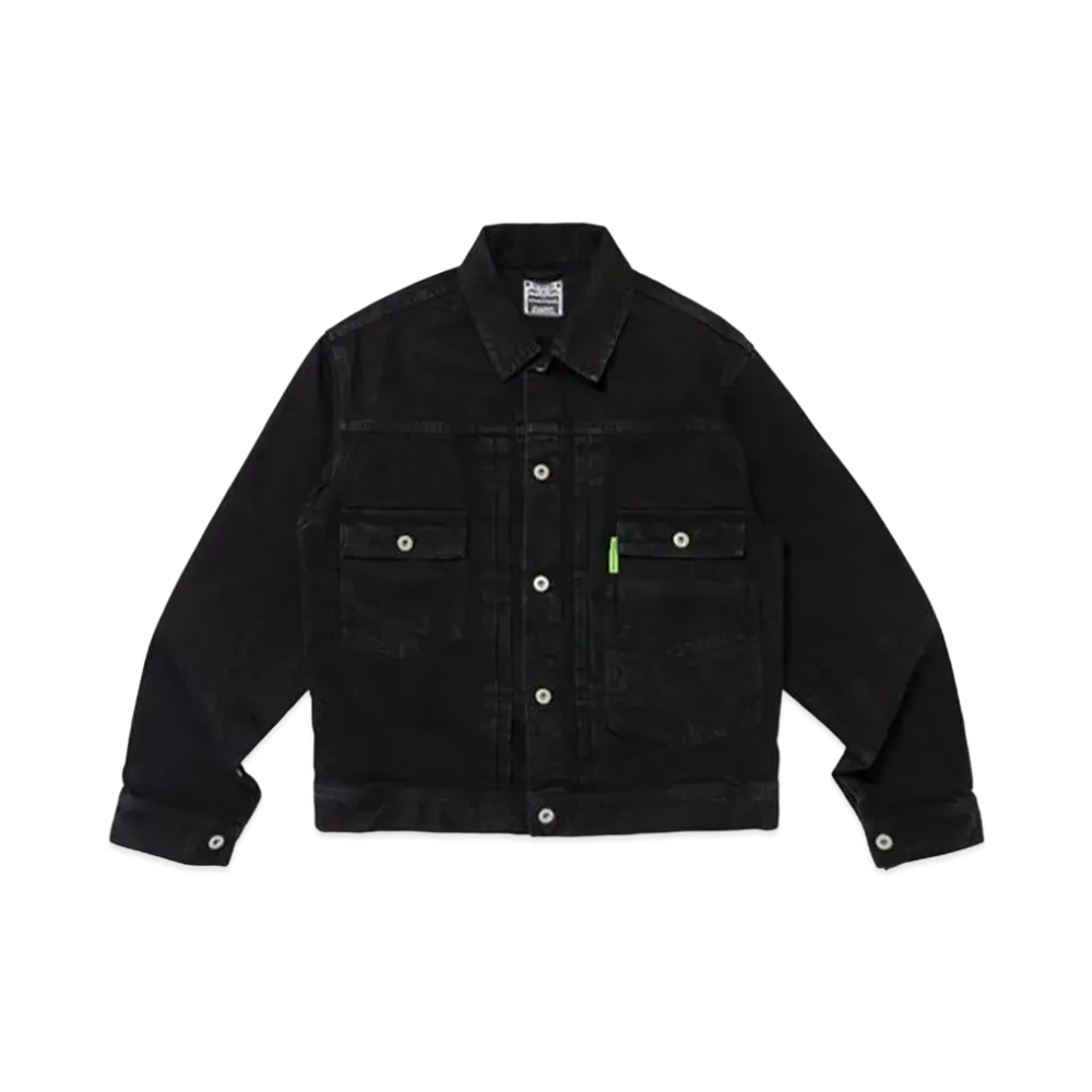 Wasted Youth Black Denim Jacket "Black"