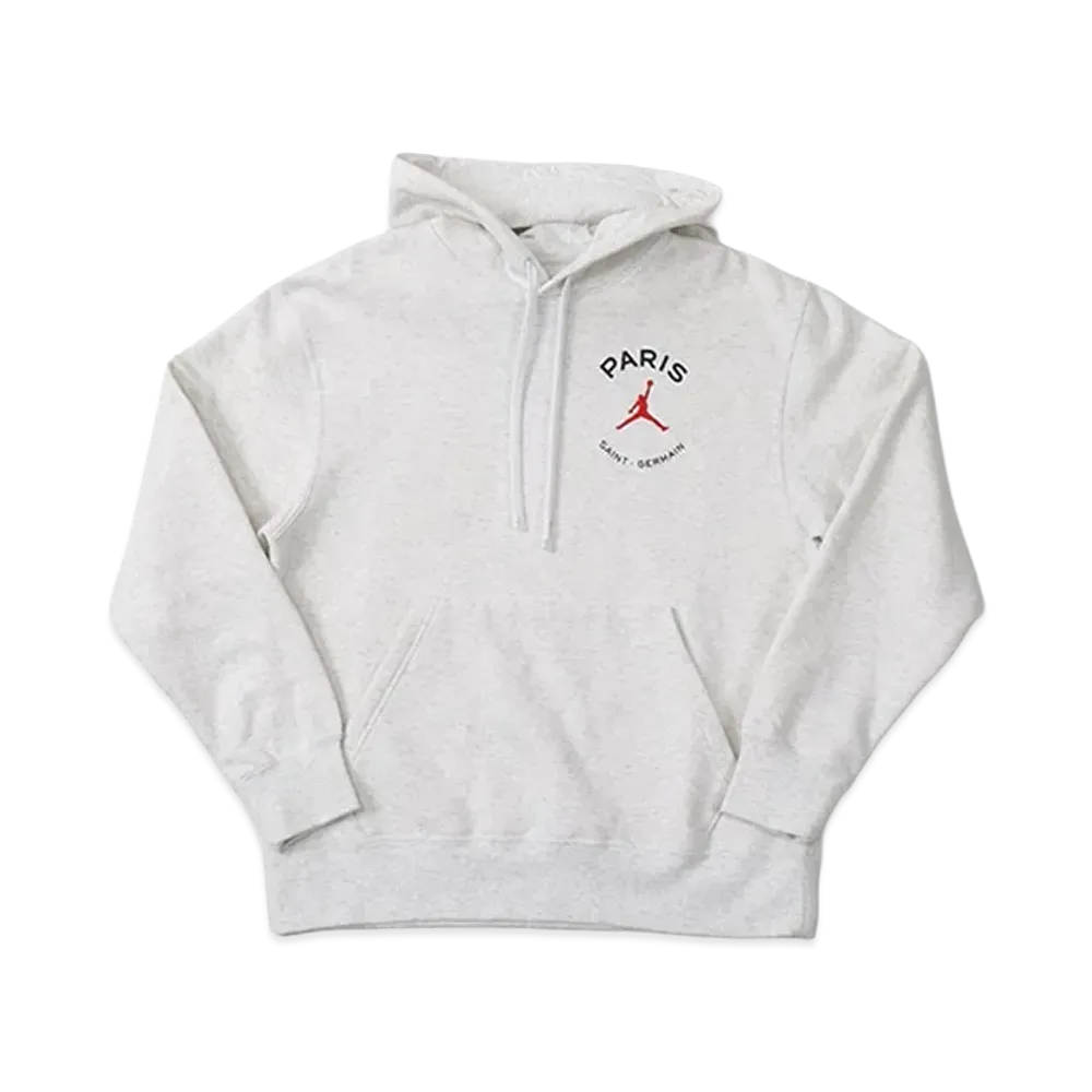 Jordan Paris Saint-Germain Fleece Pullover L/S Hoodie "Grey"
