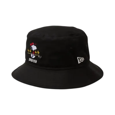 NEW ERA x PEANUTS Golf Bucket 01 "Black"