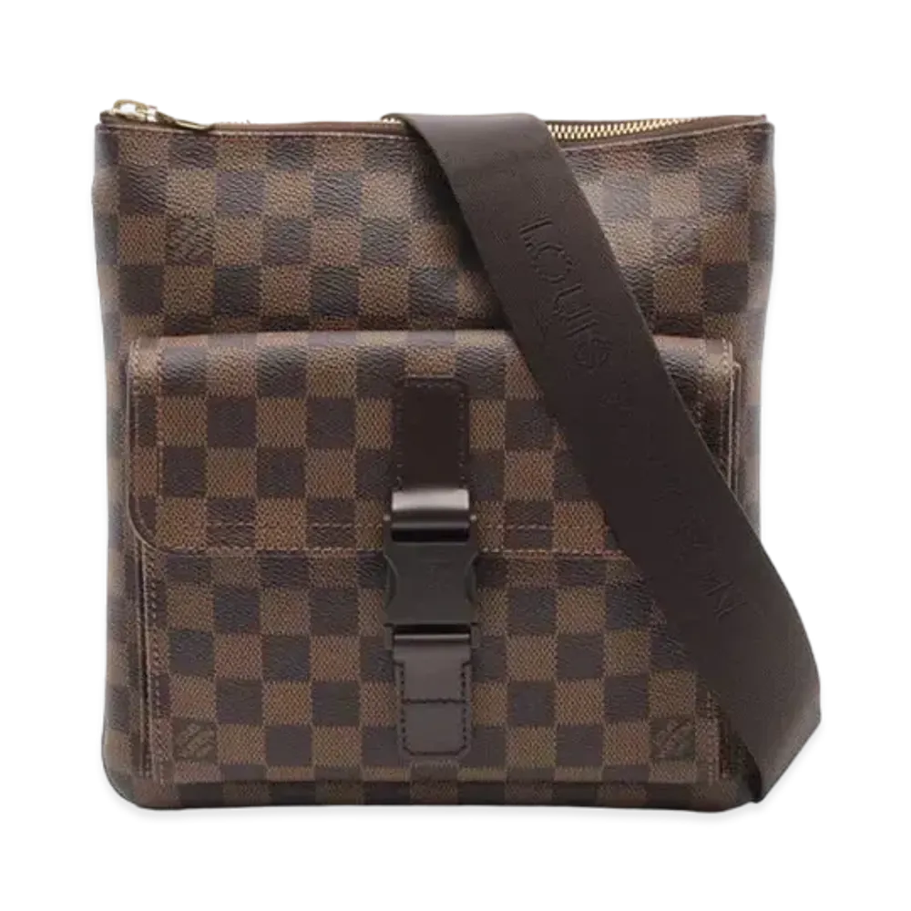 Louis Vuitton Pochette Melville Damier Ebene Shoulder Bag
