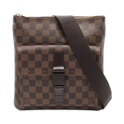 Louis Vuitton Pochette Melville Damier Ebene Shoulder Bag