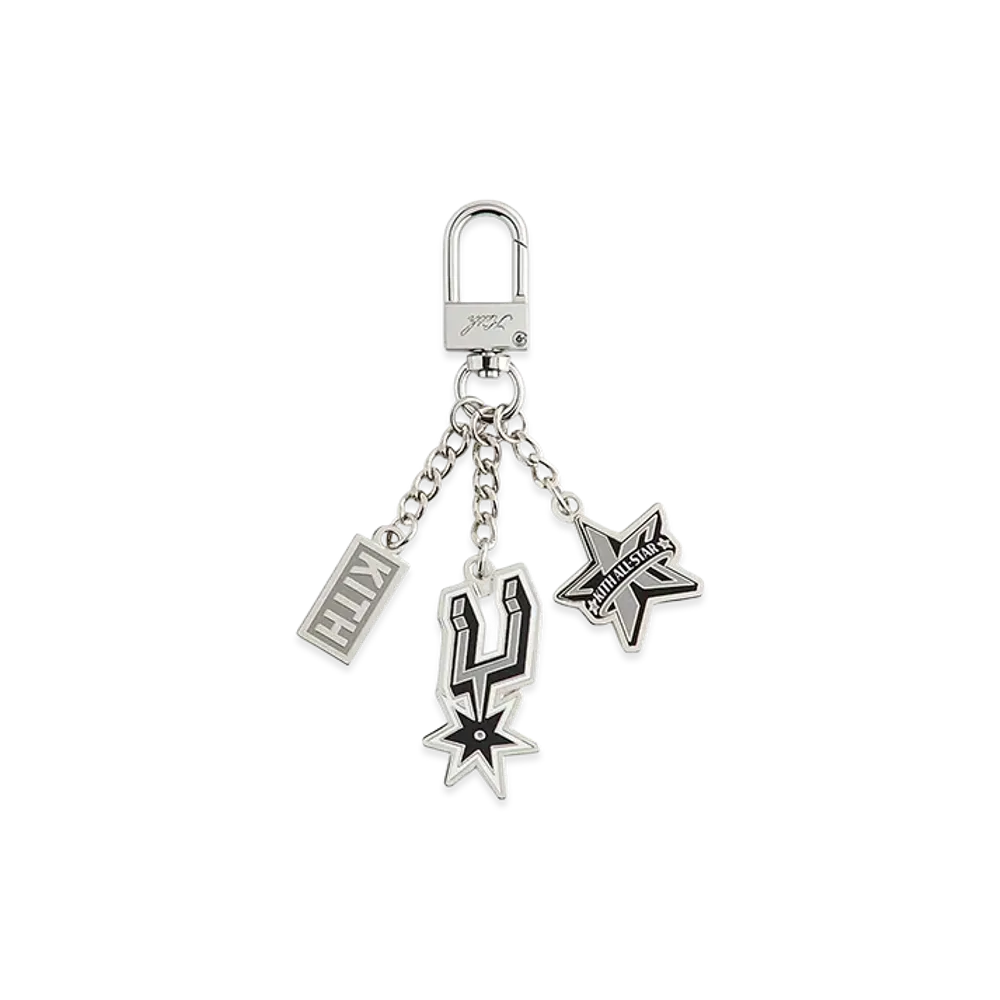 Kith x NBA All-Star San Antonio Spurs Keychain "Silver"