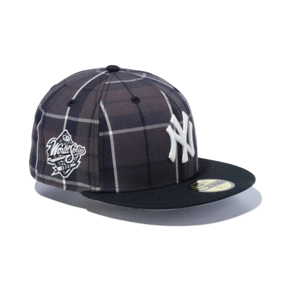 NEW ERA BLACK LABEL FW23 59Fifty New York Yankees Multi Check "Black"
