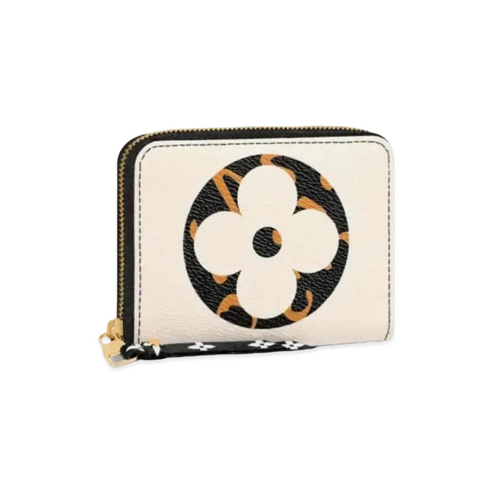 Louis Vuitton Jungle Zippy Coin Purse "Ivory"