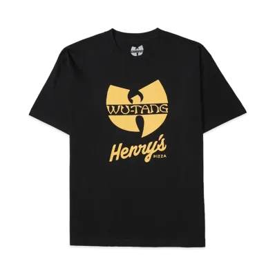 VERDY x Wu-Tang Clan x Henry's Pizza T-Shirt 2 "Black"