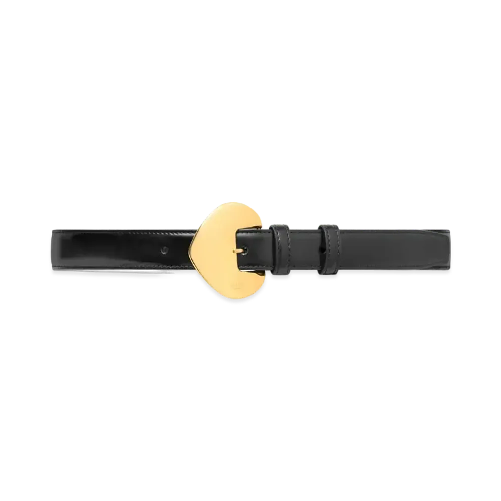 CELINE BC-11 25MM Belt In Taurillon Leather "Black"