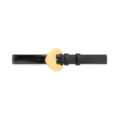 CELINE BC-11 25MM Belt In Taurillon Leather "Black"