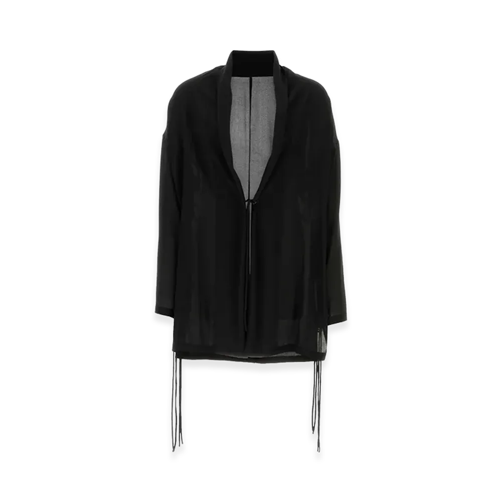 Yohji Yamamoto Silk Kimono "Black"