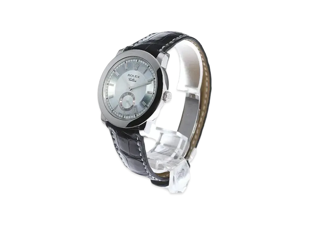 ロレックス チェリーニ プラチナ950 アイスブルー文字盤 5241/6