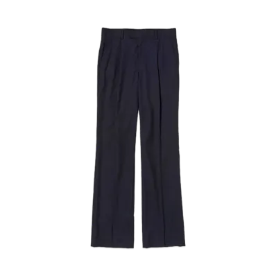 AURALEE Super Fine Tropical Wool Slacks "Dark Navy"