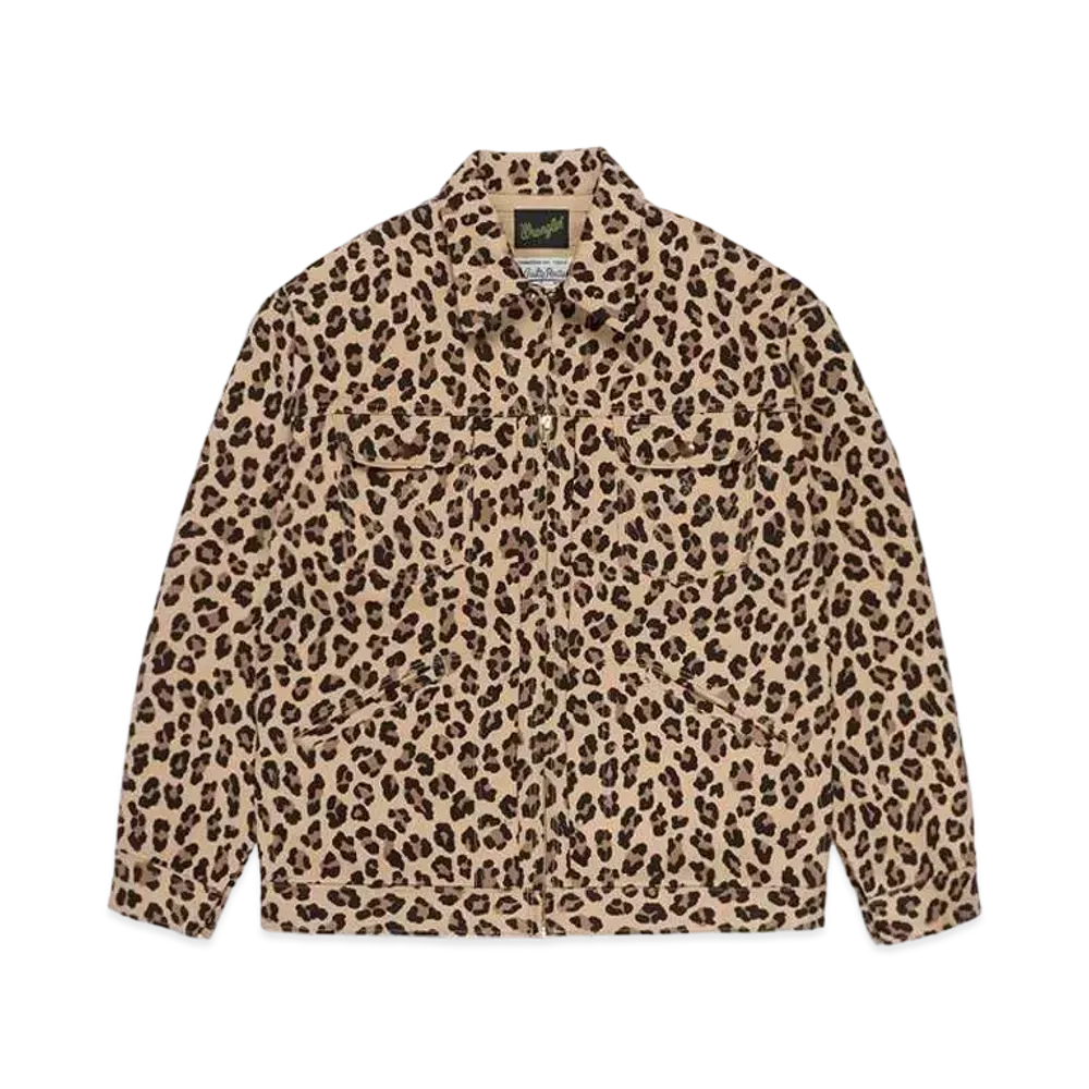 WACKO MARIA Wrangler / Trucker Jacket "Leopard"