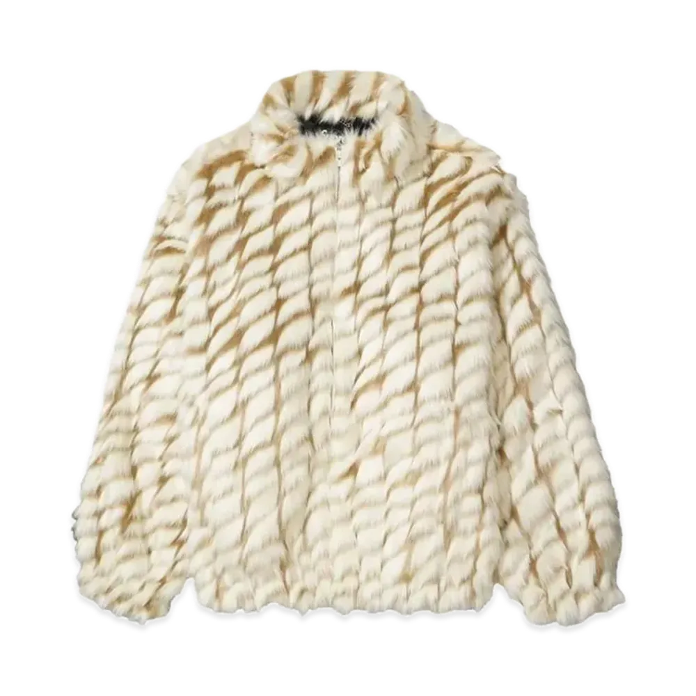 Supreme 2-Tone WINDSTOPPER Faux Fur Jacket "Tan"
