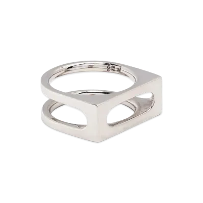 TOM WOOD Women's Cage Ring Single "Metallic"