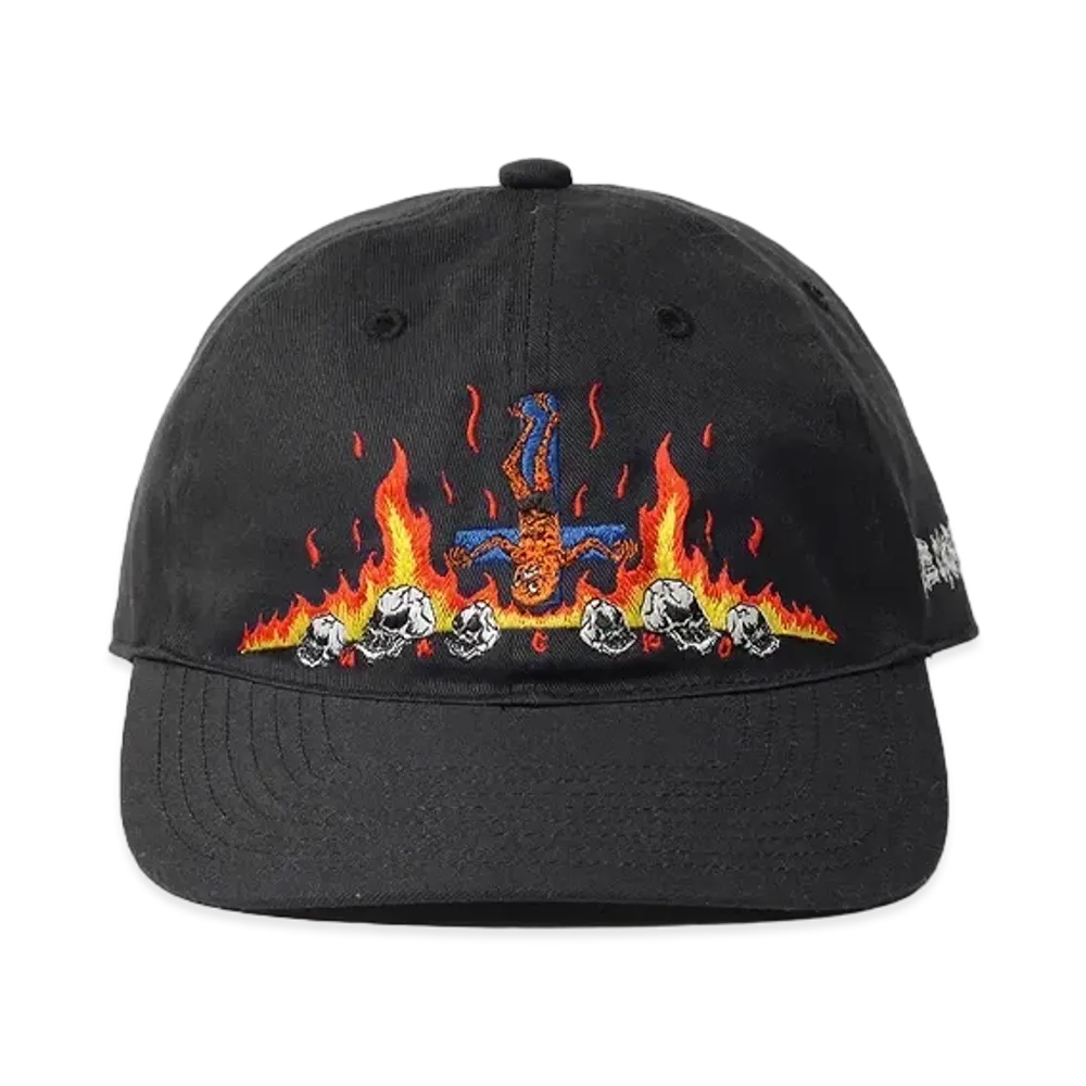 WACKO MARIA Neckface / 6 Panel Cap "Black"