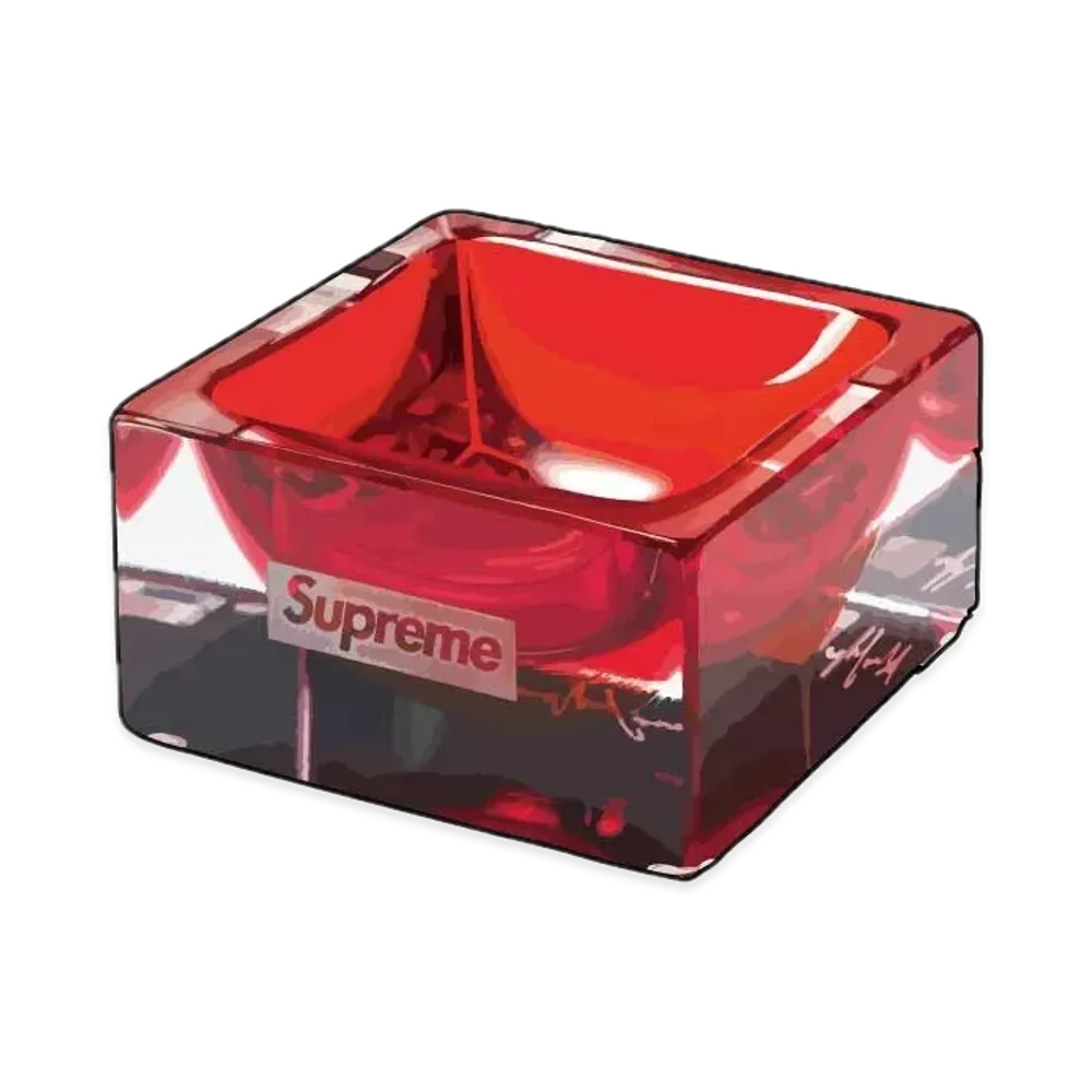 Supreme Murano Ashtray "Clear"