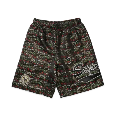 Supreme Floral Jacquard Short "Black"