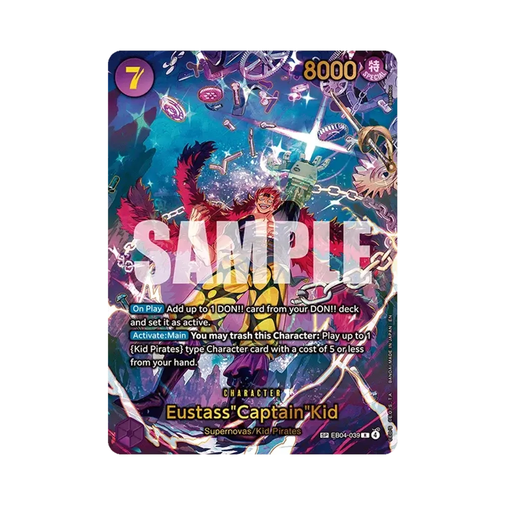 ユースタス・キッド R-SPC [EB04-039]【英語版】(ブースターパック「蒼海の七傑」)