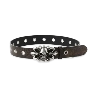 BEAMS FUTURE ARCHIVE Scull Belt "Brown"